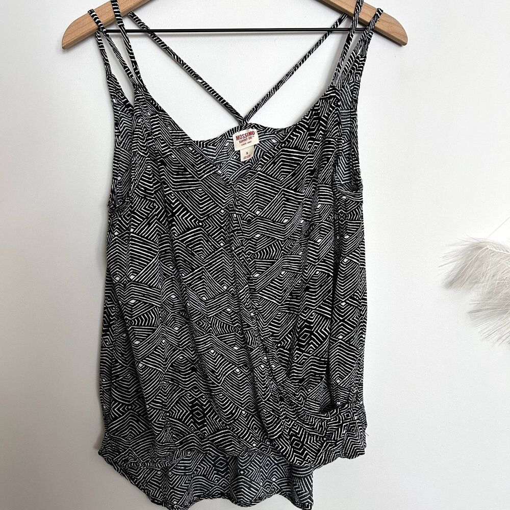 Mossimo Aztec Double Strap Crossback Tank Blouse